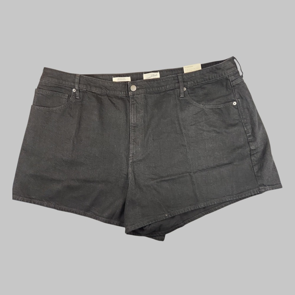 Universal Thread Black Denim Shorts Women's Size 28 NWT High Rise 90s Cutoff NEW
